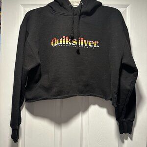 Cropped Quicksilver sweatshirt Sz L